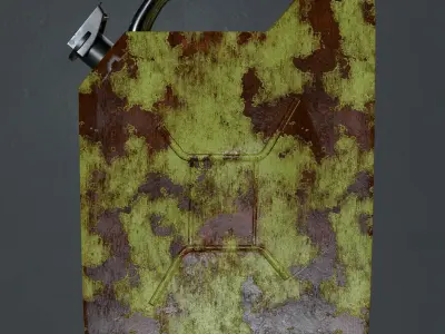 Gasoline 3D Model Ready For Game 3D model