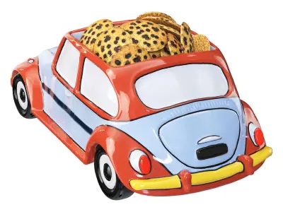 Ceramic Vase VW Beetle 3D model