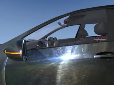 2016 Volkswagon GOLF GTI BLACK 3D model