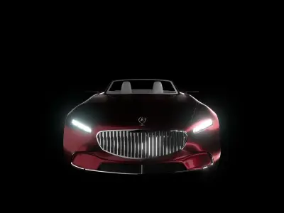 Mercedes Maybach 6 Vision Cabriolet 3D model