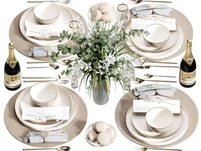 Table Set 11 3D model