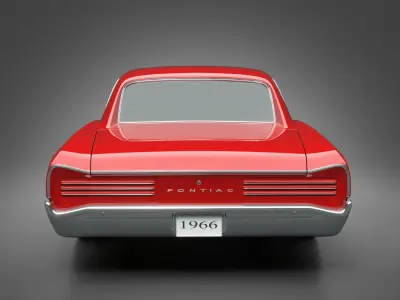 1966 Pontiac GTO 3D model