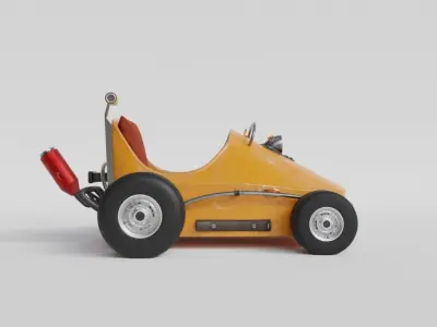 Gokart - Mini Racing Car 3D model