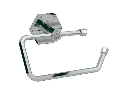 Orchid Diamond Paper Holder Capless 3D model