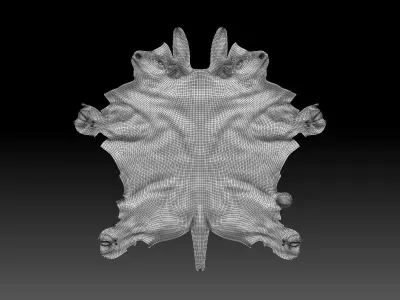 Bull - UV-Unwrapped Basic 3D Model 3D model