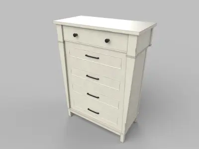Cabinet  Low-poly 3D model