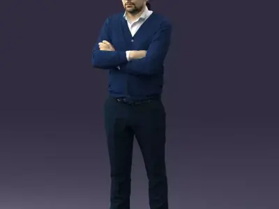 000033 IT manager 0927 3D model