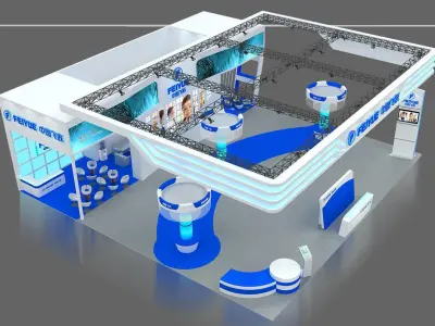 Exhibition - Area - 18X18-3DMAX2009-03 3D model