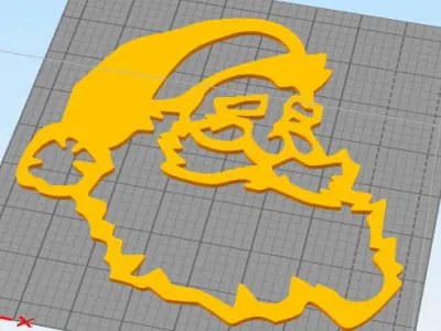 CHRISTMAS WALL DECORATION 3D print model