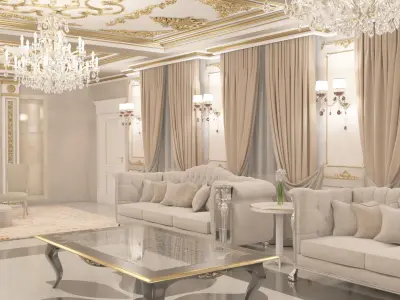 Classic Villa Reception 3D model