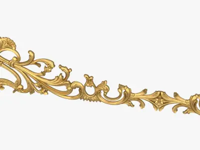 Classic decor ornament 222 3D model