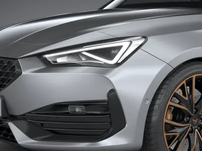 Seat Leon Sportstourer Cupra 2021 3D model