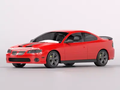 Pontiac Car 3d model 3D model