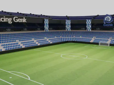 Racing Genk Football Stadium Low-poly 3D model