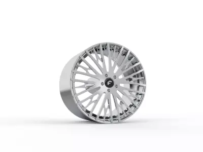 forgiato Cravatta-ECL wheel 3d print model 3D print model