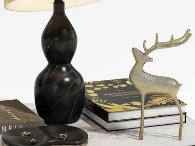 Decorative set 3 3D model buy