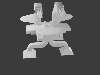 Alien car 3D model