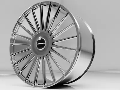 Vossen HF-8 car ring Low-poly 3D model