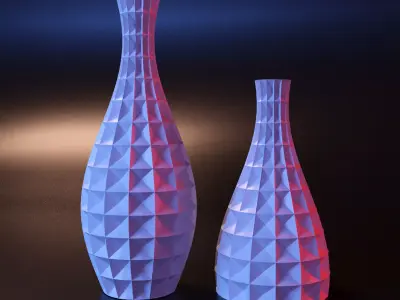 Vase cubic 3D print model