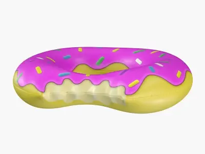 Donut Pool Float PBR 3D model