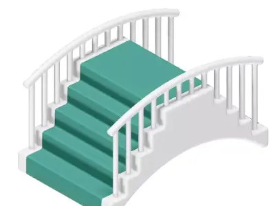 Kids Bridge Toy 3D model