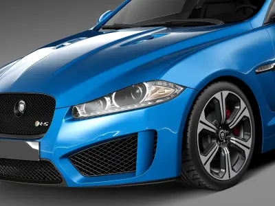 Jaguar XFR-S 2014 3D model