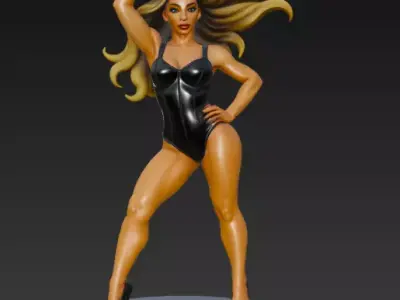 Beyonce 3D Model 3D print model