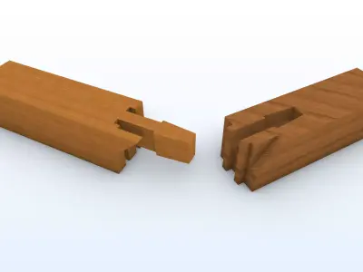 nogetsugi Low-poly 3D model
