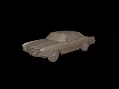 Buick riviera 1963  3D print model