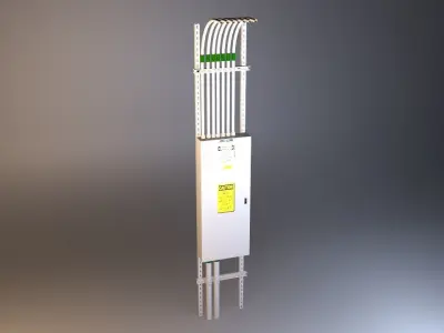 Electrical Panel Freestanding or Surface mount 3D model