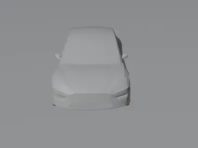 tesla model 3 electric car  3D model