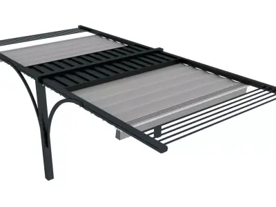 Motorized Pergola 7a 3D model
