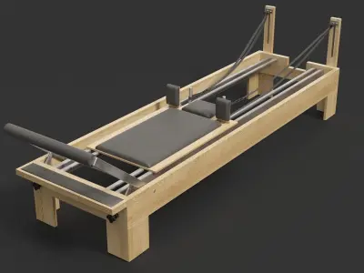 Pilates Table 3D model