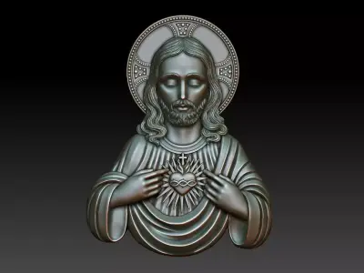 Sacred Heart of Jesus 3 3D print model
