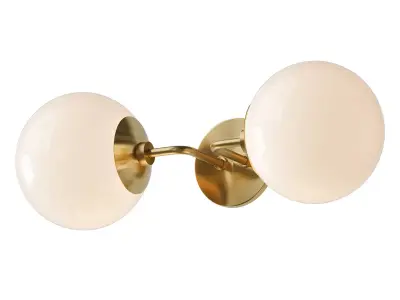 Minimalist Globe Sconce 3D model