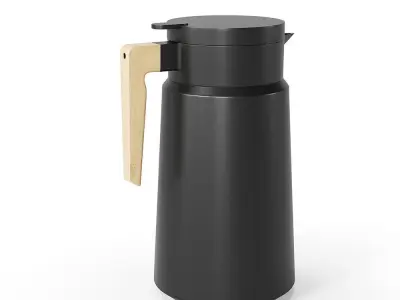 House Doctor Cole Thermos Black 3D model