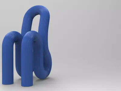 Pettuse Chair Low-poly 3D model