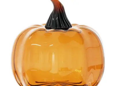 Glass Pumpkins 3D model