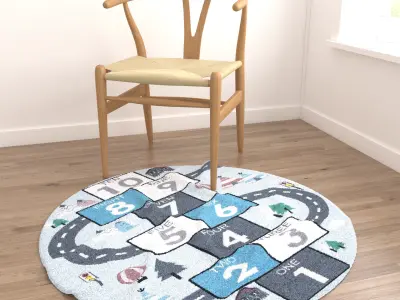 Rugs No 253 Low-poly 3D model
