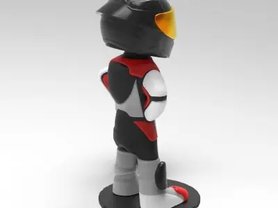 MOTORCYCLE DOLL 3D print model
