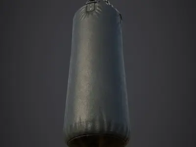 Punching Bag Low-poly 3D model
