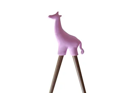 Kids Chopsticks 3D model