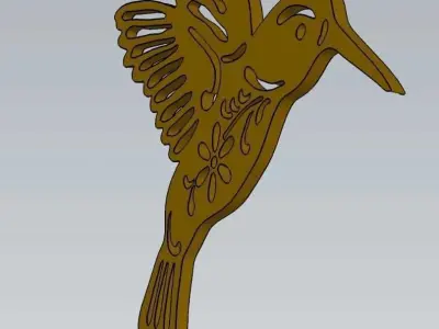 Wonderful Artificial Bird Home and Garden Outdoor Lawn Decor 3D model purchase