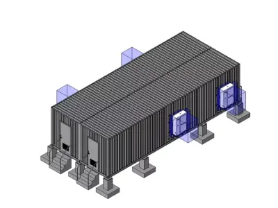 Battery Storage Unit 3D print model