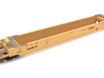 Husky Stack Railcar TTX 3D model