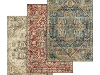 Rug Set 1284 3D model