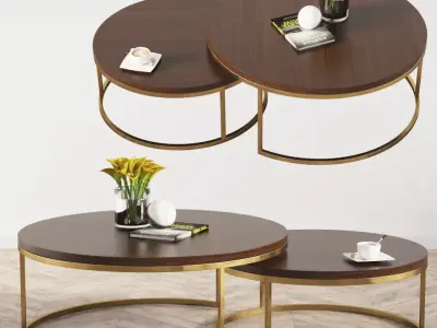 Kanta Nested Coffee Tables Boydblue 3D model