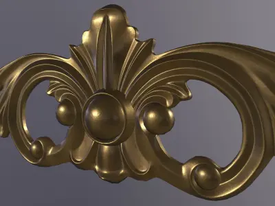 Decorative element for the interior PBR low Poly Low-poly 3D model