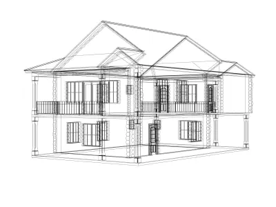 Log House 15 -Archimple LLC 3D model