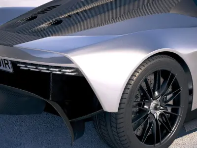Aston Martin Valhalla 2020 3D model